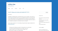 Desktop Screenshot of blog.antiblau.de